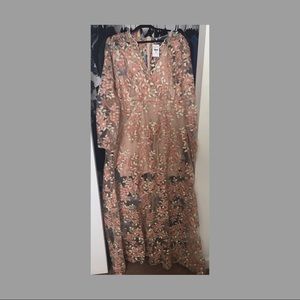 All lace gown from fashion nova